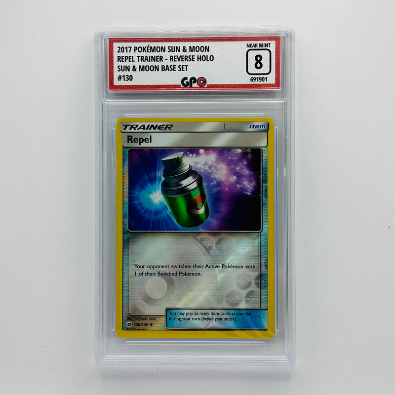 GPC 8 Repel Reverse Holo #130 2017 S&M Series Sun & Moon Base Set