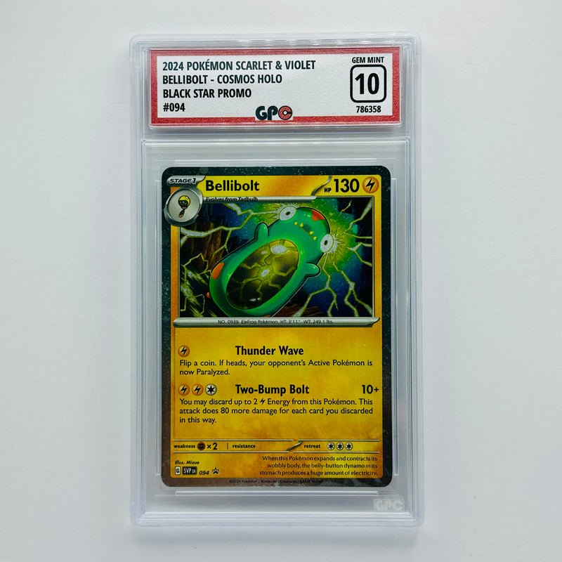 GPC 10 Bellibolt Cosmos Holo #094 2024 S&V Series Black Star Promo