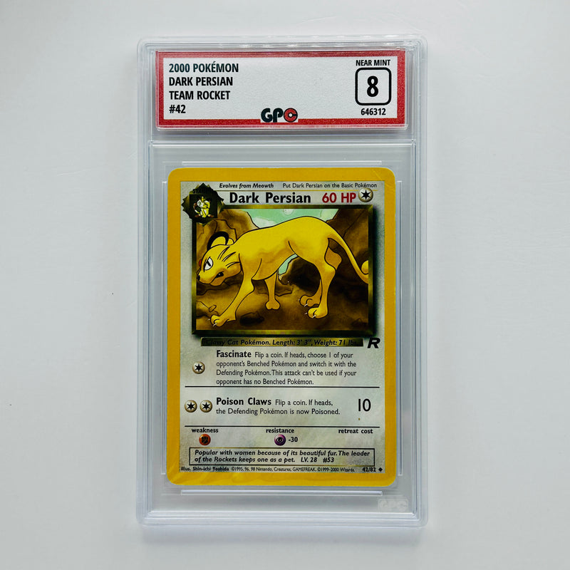 GPC 8 Dark Persian #42 2000 Original Series Team Rocket
