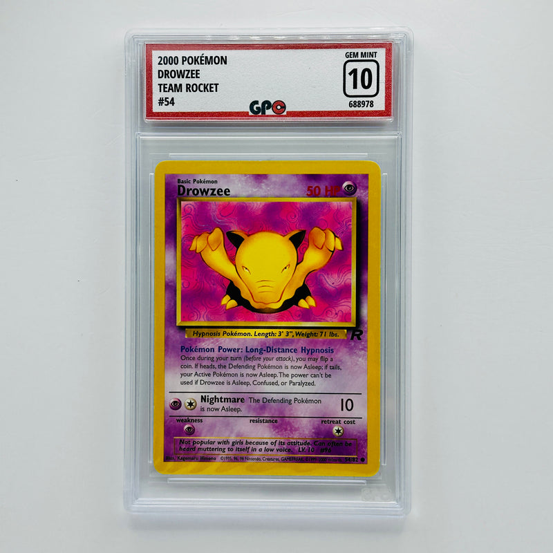 GPC 10 Drowzee #54 2000 Original Series Team Rocket