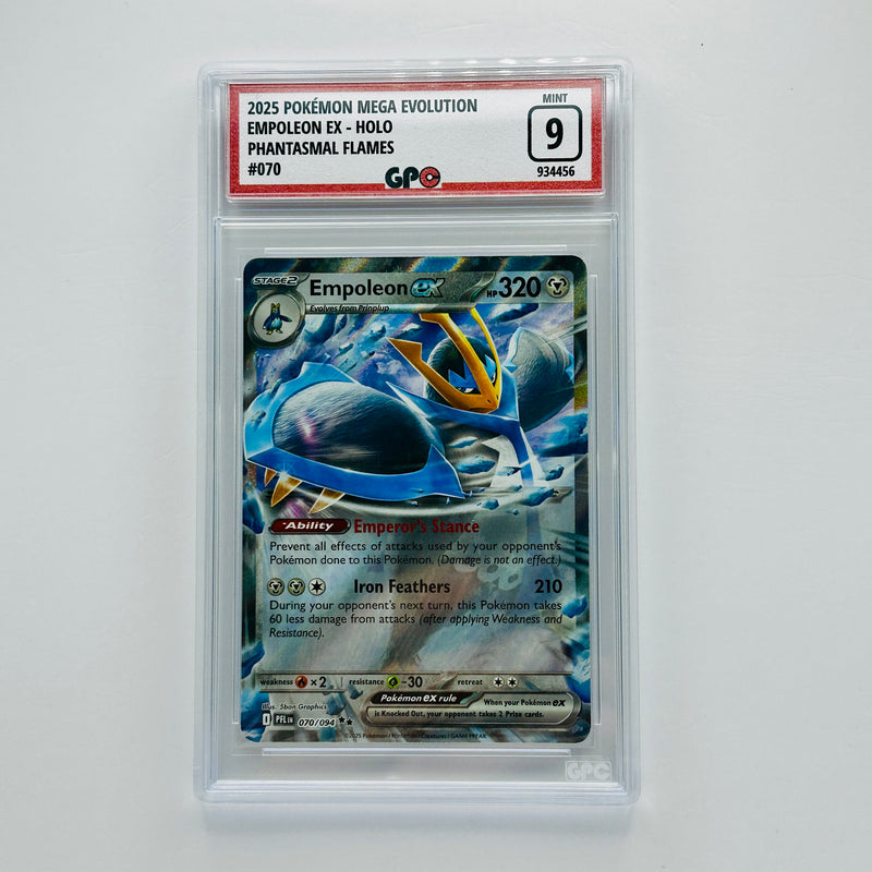 GPC 9 Empoleon Ex Holo #070 2025 Mega Evolution Phantasmal Flames