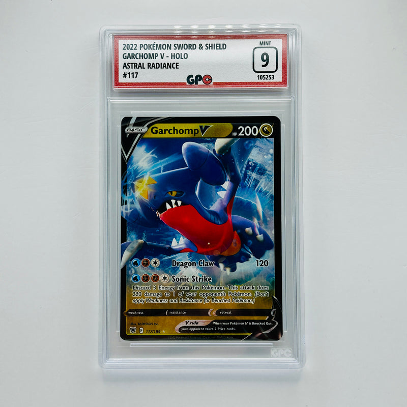 GPC 9 Garchomp V Holo #117 2022 SWSH Series Astral Radiance
