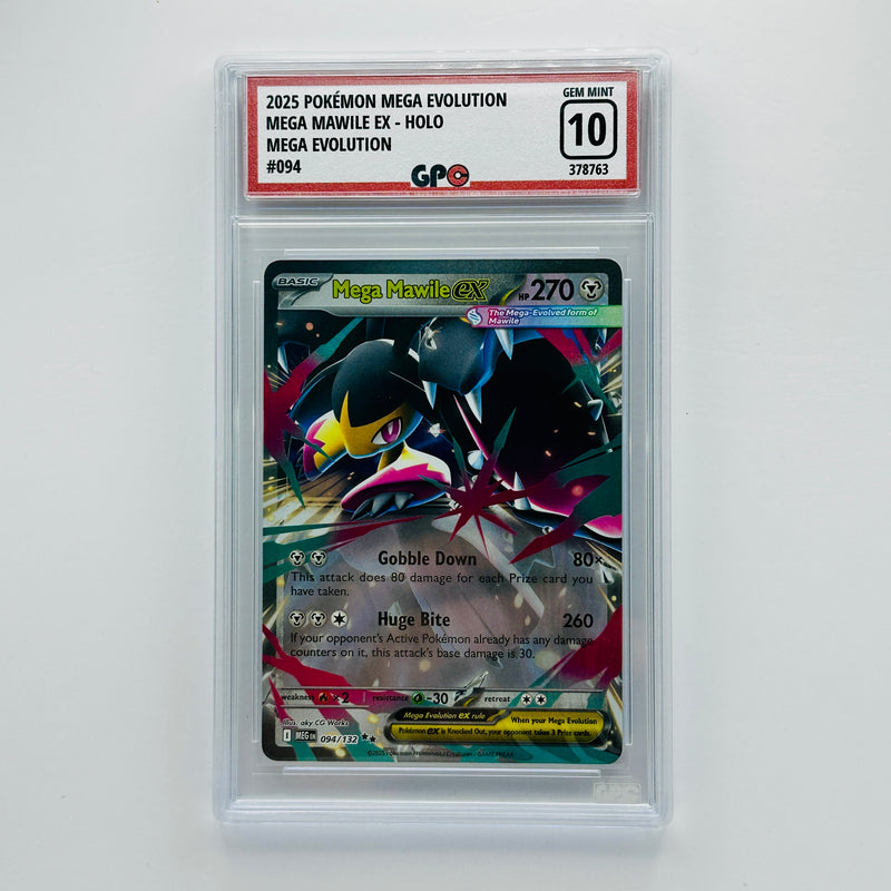 GPC 10 Mega Mawile Ex Holo #094 2025 Mega Evolution Series Base Set