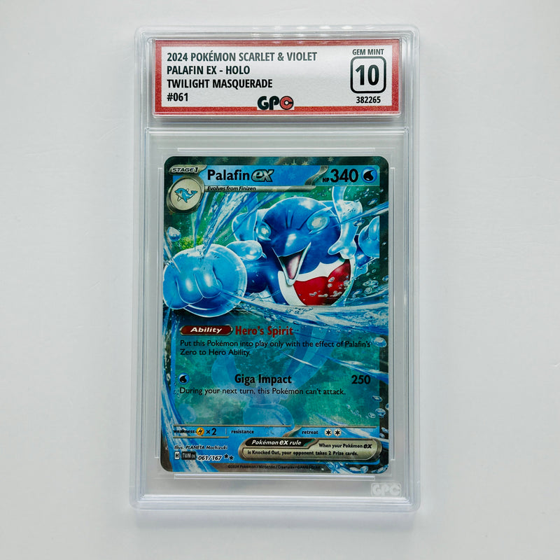 GPC 10 Palafin Ex Holo #061 2024 Scarlet & Violet Twilight Masquerade