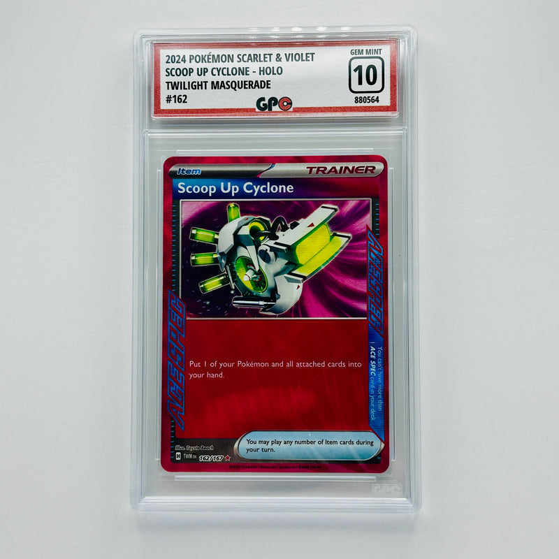 GPC 10 Scoop Up Cyclone Holo #162 2024 Scarlet & Violet Twilight Masquerade