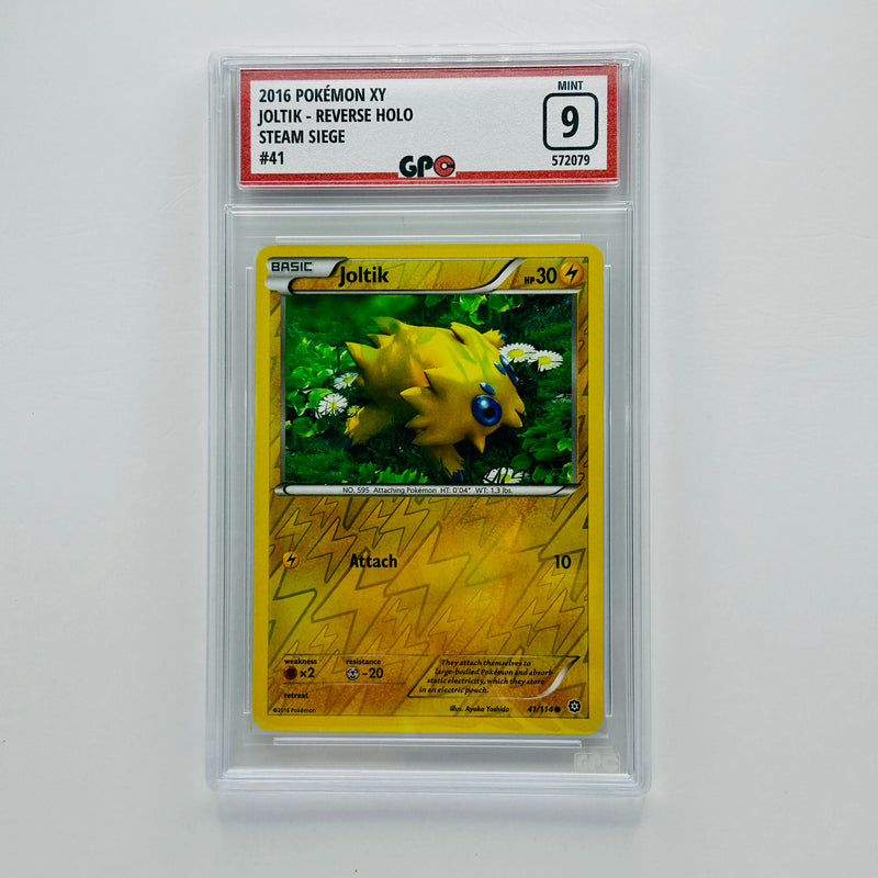 GPC 9 Joltik Reverse Holo #41 2016 XY Series Steam Siege