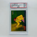 GPC 10 Battle Before Lunch Textured Foil #10 1999 Topps Pokemon The First Movie
