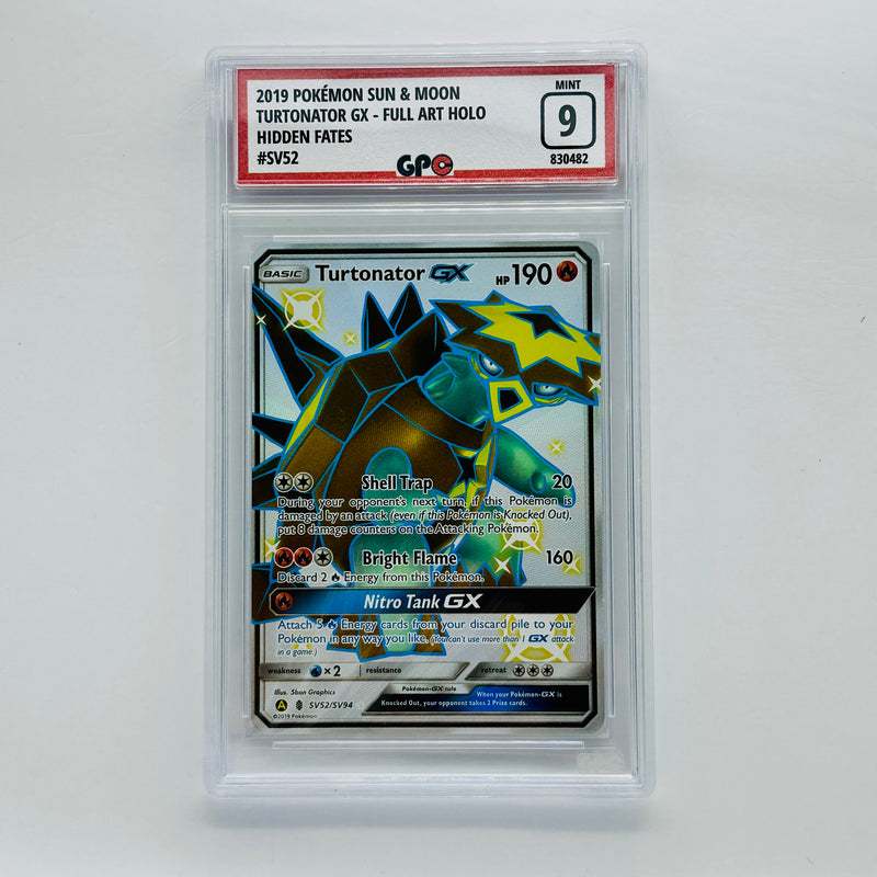 GPC 9 Turtonator GX Holo #SV52 2019 S&M Series Hidden Fates